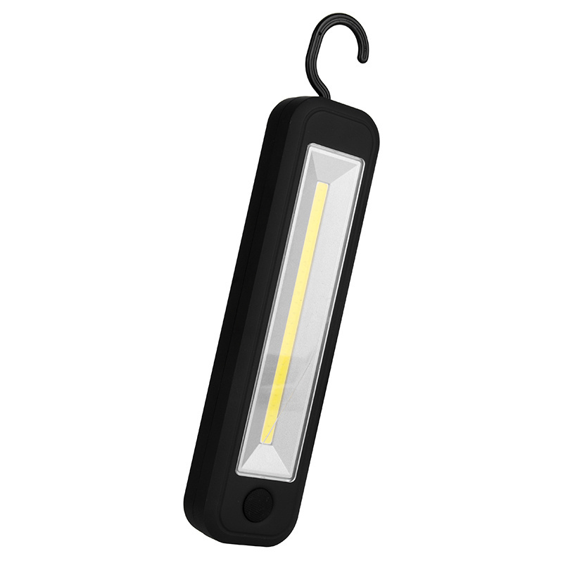 4xAA Battery Operated Super Bright COB Multi-Function Working Lamp With Strong Magnet And Hook