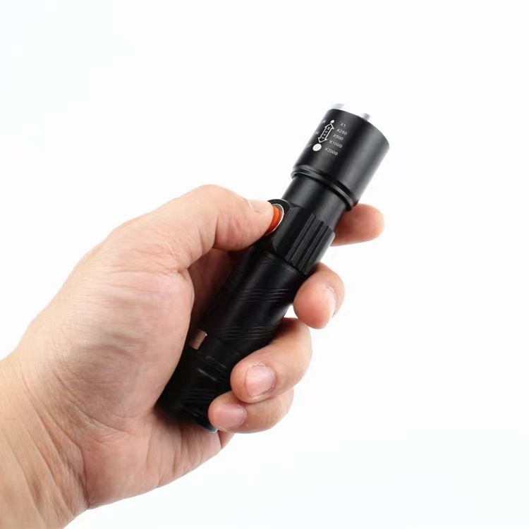 Multi-functional Rechargeable Strong Zoomable Flashlight Usb  Mini Led Flashlight With Clip