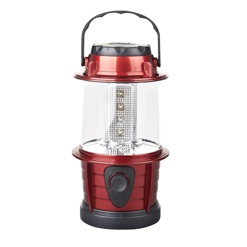 Outdoor Camping LED Lantern  3*AA Battery Powered 12Led Brightness Adjustment Camping Lantern Led