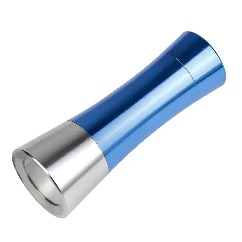 Factory Wholesale COB Small Size Blue Aluminum Dry Battery Pocket Flashlight Led Torch