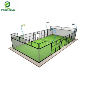 International Padel Court Association  CE Certified Artificial Grass  Panoramic Padel Tennis Court