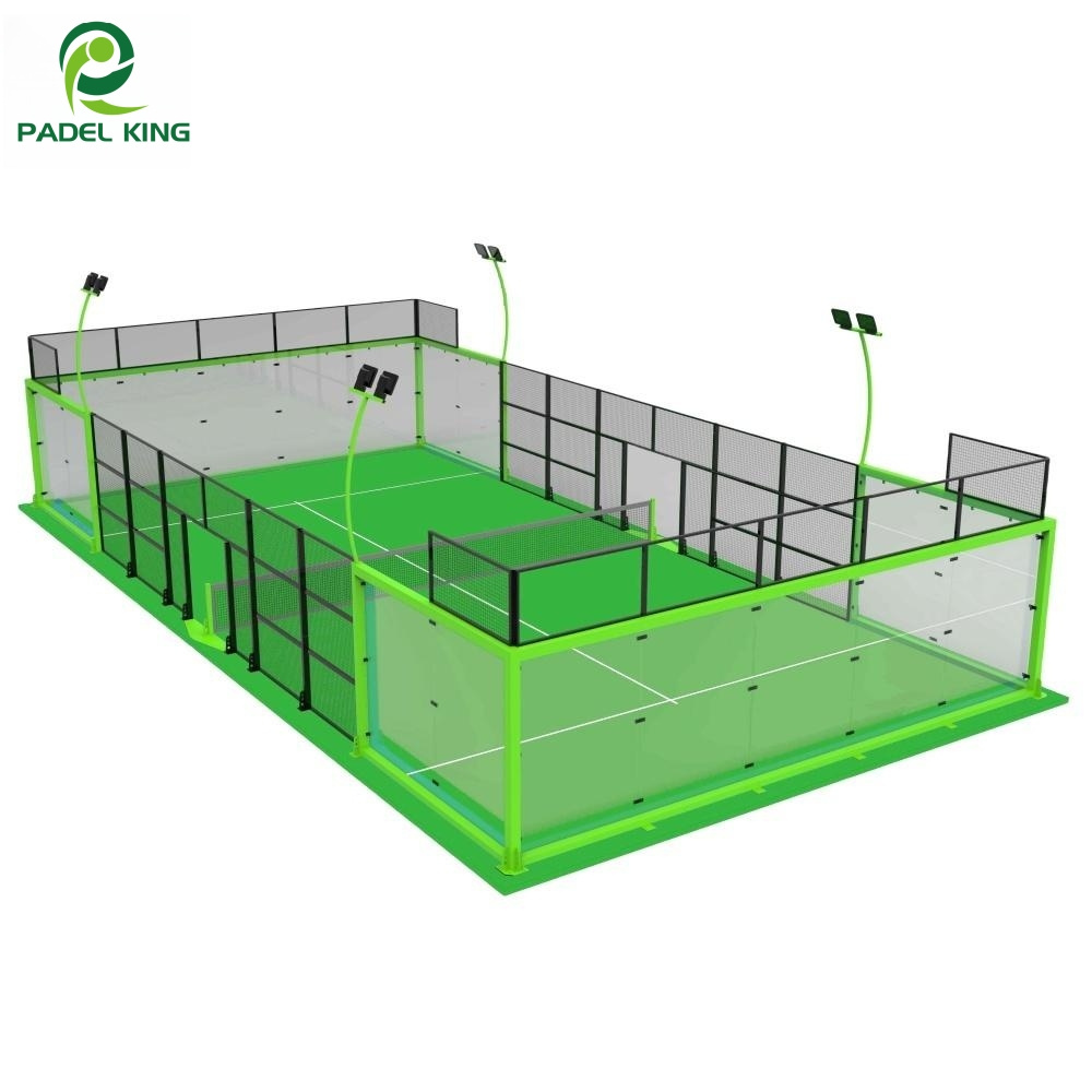 International Padel Court Association  CE Certified Artificial Grass  Panoramic Padel Tennis Court