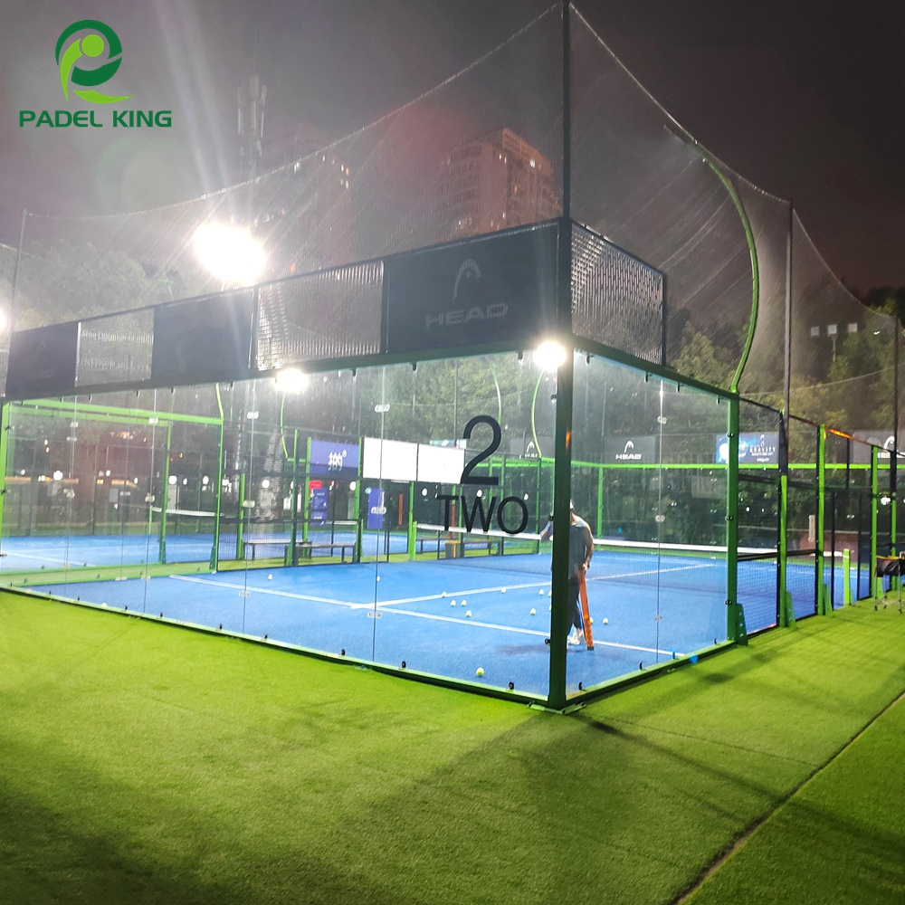 Top Padel Court Manufacturer in Manufacturing Panoramic Padel Tennis Court with more ten years Experience.