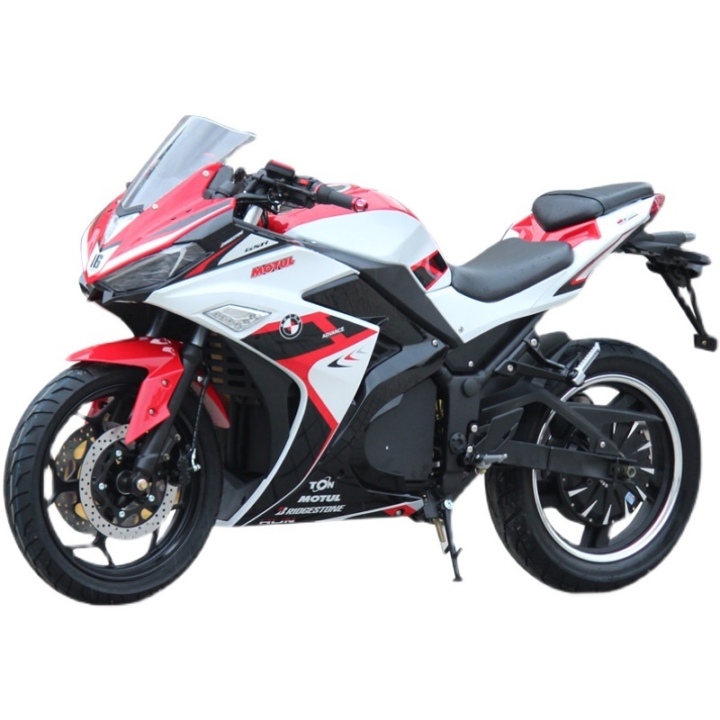 Factory new design rear single swing arms 8000w center motor speed 120km/h racing electric motorcycle