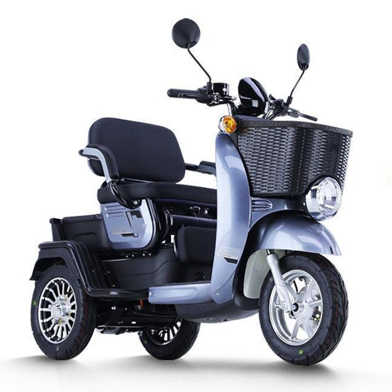 2022 Best 3 Wheel Passenger Tricycle Two Seat  48v Electric Tricycle Bike For Adults And Old People