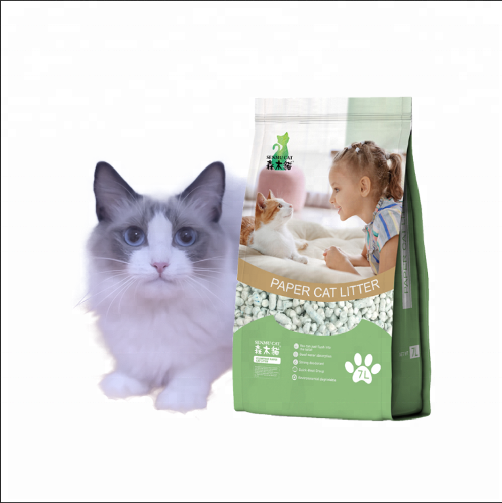 With Love To Animals Ecological Cat Litter House Bedding Aspen Wood Shaving Clean Anti-Splash Toilet Litter Cat Litter Box