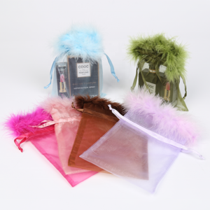 Sample Available Colorful Multifunction 4x6 6x9 9x12 Cosmetic Jewelry Customized Organza Pouch Bags