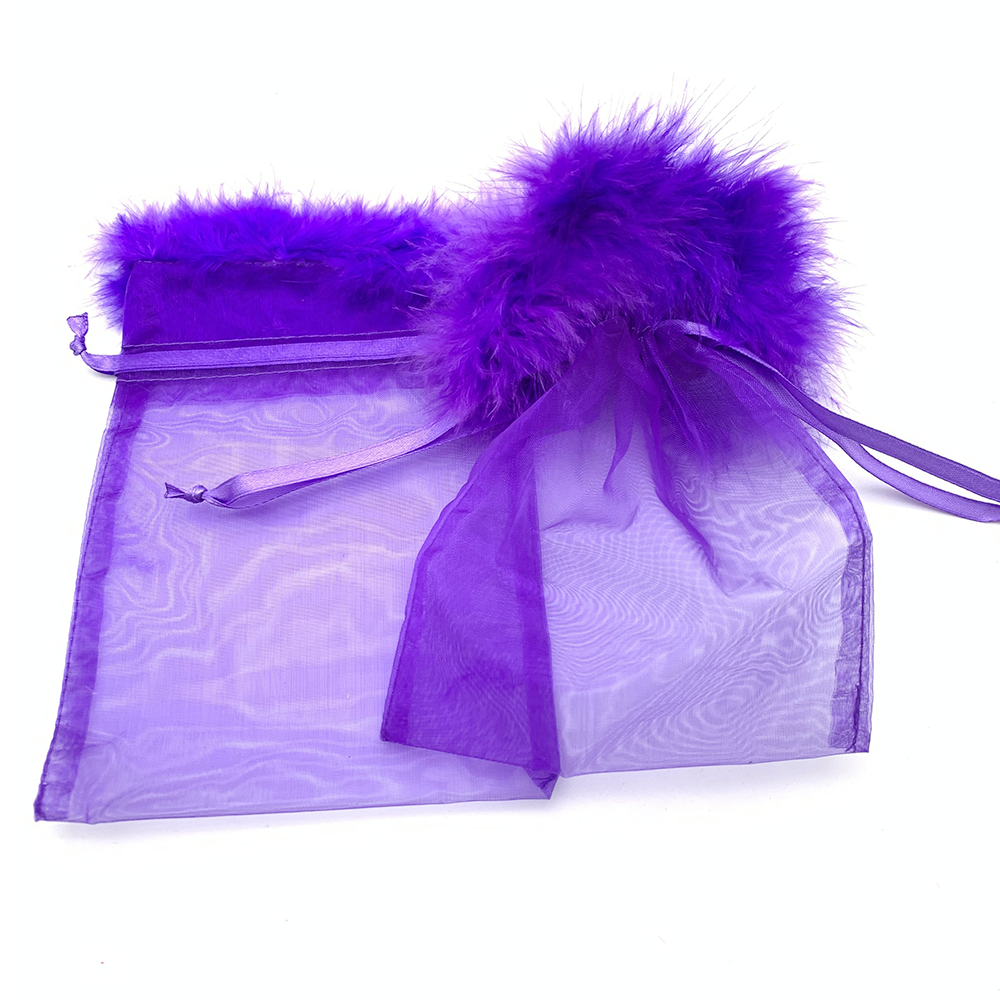 Sample Available Colorful Multifunction 4x6 6x9 9x12 Cosmetic Jewelry Customized Organza Pouch Bags