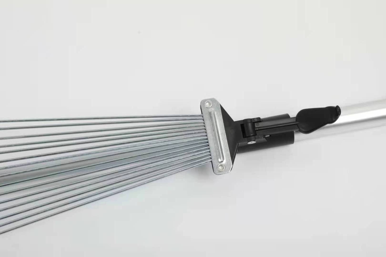 High quality artificial grass rake for garden home Cheap Stainless steel Rake with long handle garden tool rush the leaves