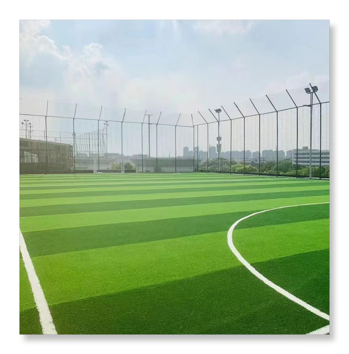 soccer field artificial turf non-fill football synthetic grass