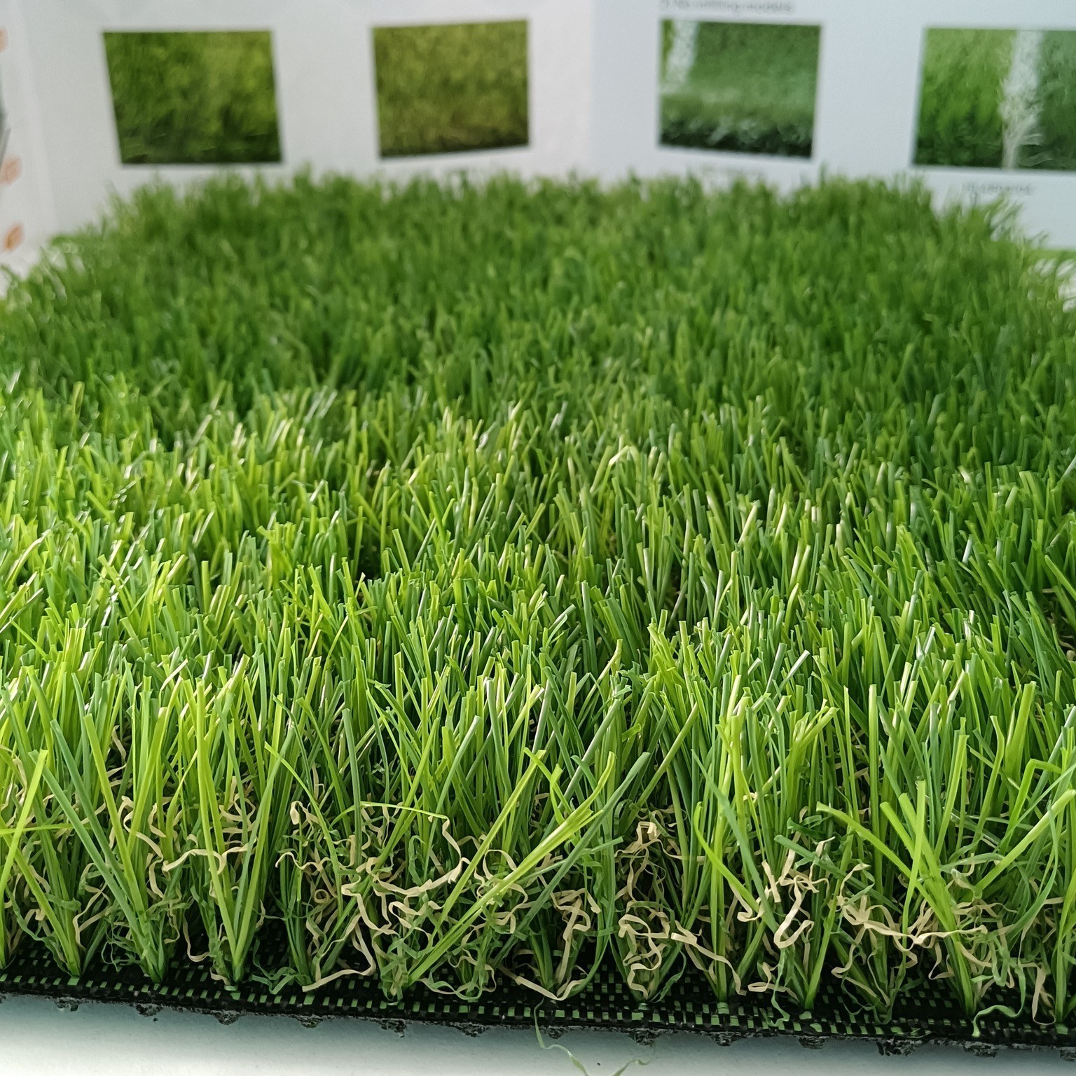 Soft Green Grass Carpet Landscape Synthetic Lawn Carpet Artificial Grass Roll For Gym Garden Wall