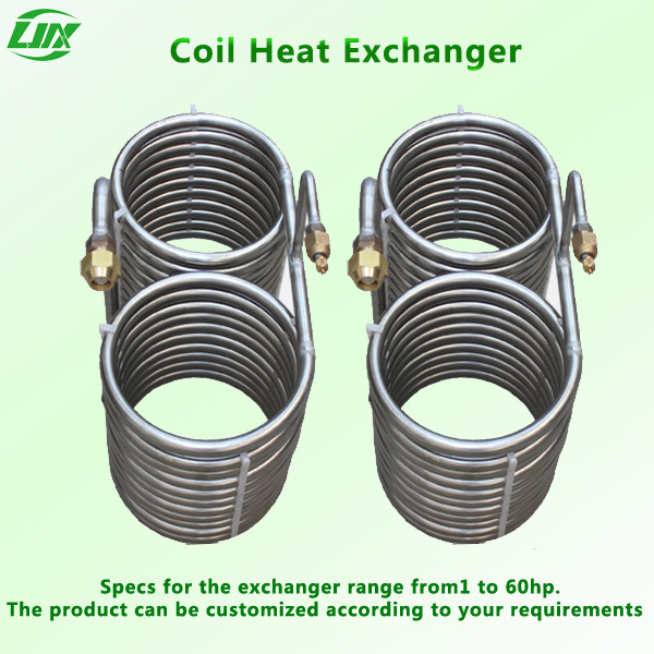 Wholesale Price Cooling System air conditioning evaporator Coil titanium Evaporator coil heat exchanger for aquarium