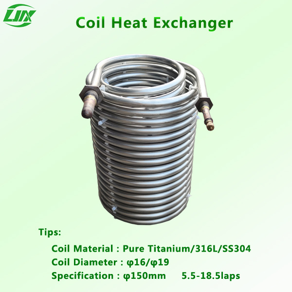 Wholesale Price Cooling System air conditioning evaporator Coil titanium Evaporator coil heat exchanger for aquarium