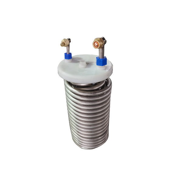 High Quality Titanium Chiller Coil Heat Exchanger Water Cooler 2HP Evaporator For Electroplating  water tank