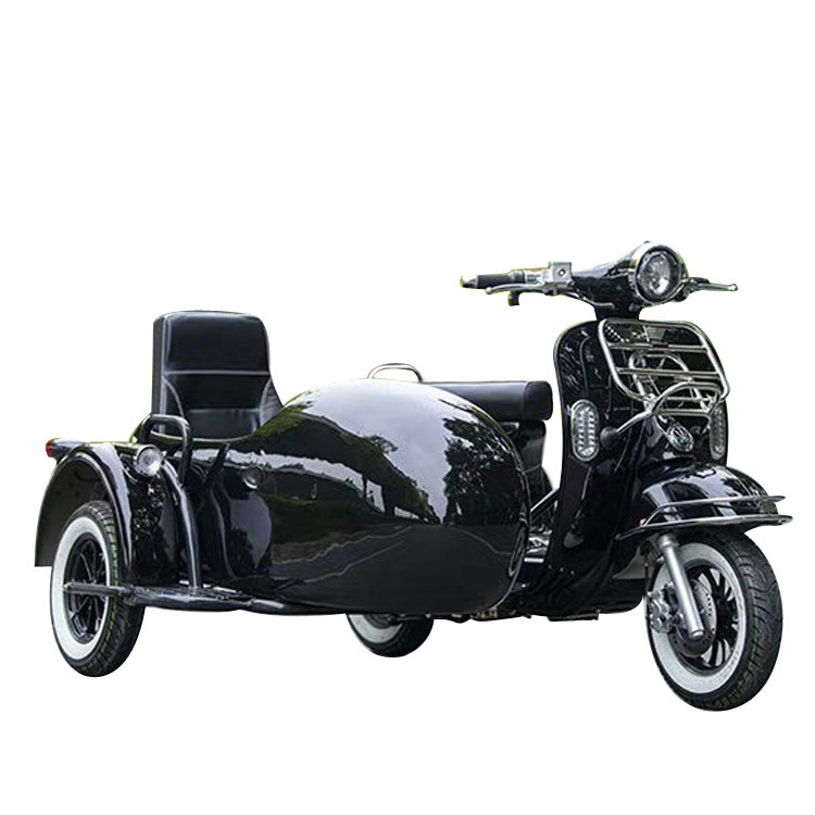 retro Roman holiday car modification side three wheeled electric vehicle adult scooter