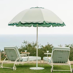 fashion modern style  wedding swimming pool sun shade folding parasol patio garden outdoor beach umbrella with base