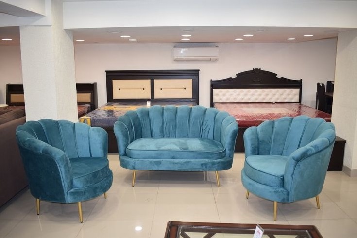 Free Sample  Modern Hotel Home Furniture Balcony Reclining Fabric Recliner Leisure Living Room Velvet Lounge Sofa Chair