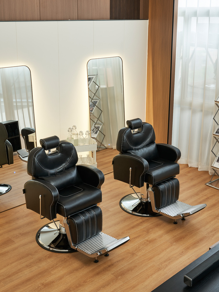 Modern Commercial Furniture Vintage Heavy Duty Beauty Salon Hydraulic Styling Barber Hair Cut Chair