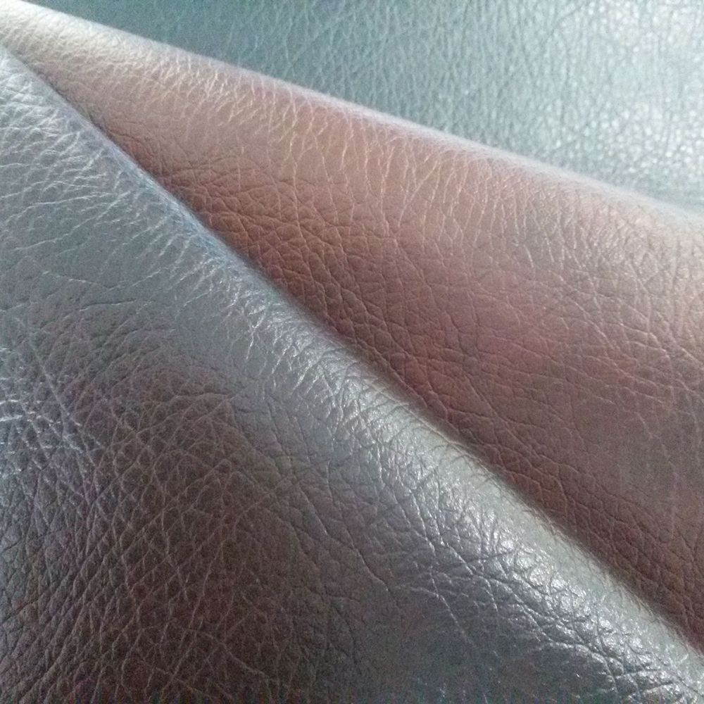 high quality polyester flocking synthetic artificial PU leather