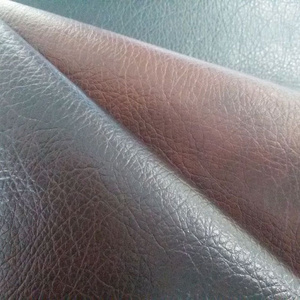 high quality polyester flocking synthetic artificial PU leather