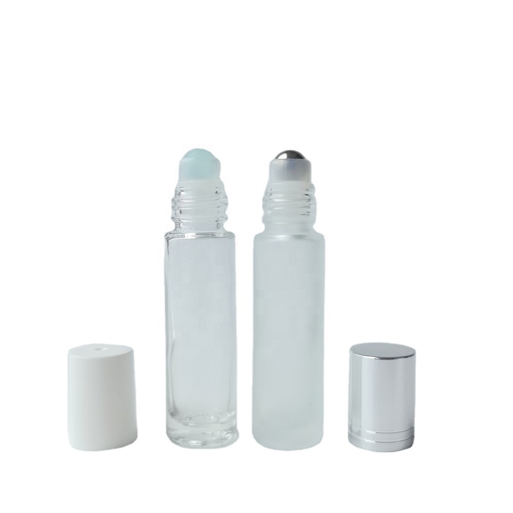 Refillable In Stock Colorful 10ml 5ml Glass Deodorant Roll On Bottles For Essential Oil Perfumes body oil