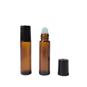 Refillable In Stock Colorful 10ml 5ml Glass Deodorant Roll On Bottles For Essential Oil Perfumes body oil