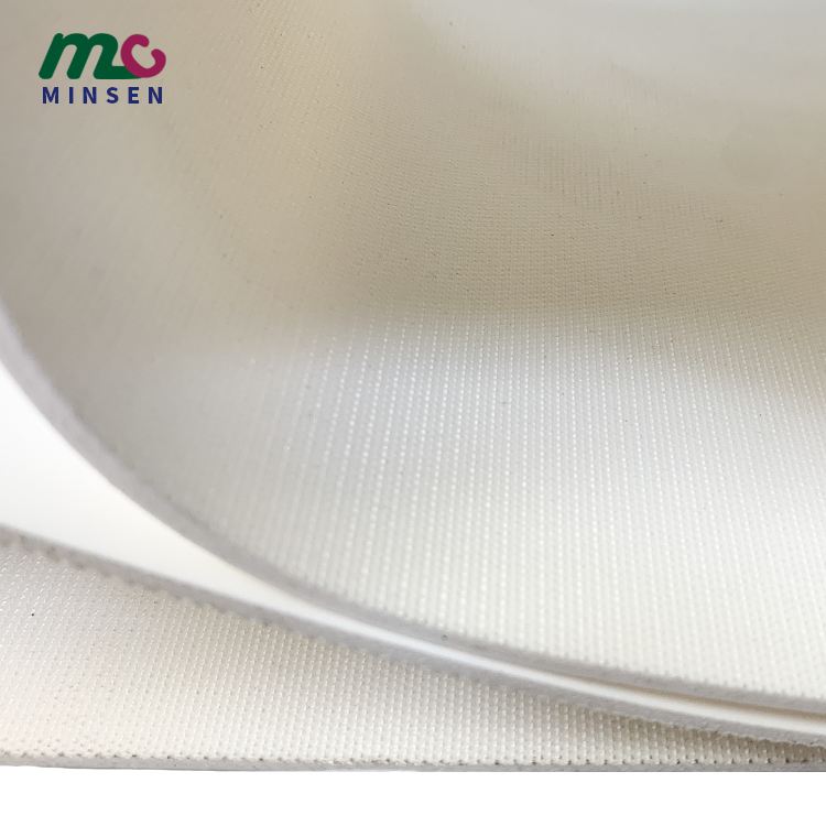 High-quality white food grade PVC/PU flat conveyor belt portable