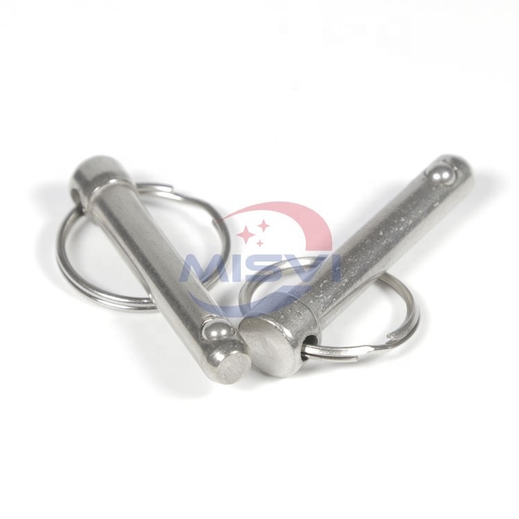 Manufacturer MISVI Sale SS304 Pull Ring Locking Ball Pins with Step