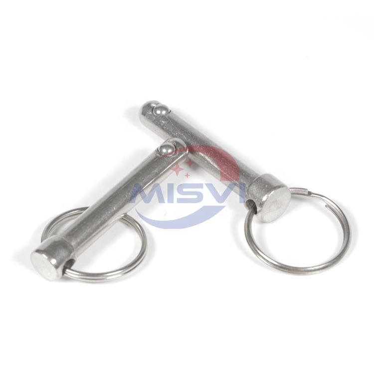 Manufacturer MISVI Sale SS304 Pull Ring Locking Ball Pins with Step