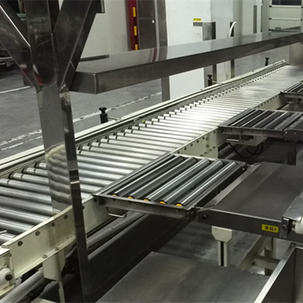 loading roller conveyor in motorized roller conveyor