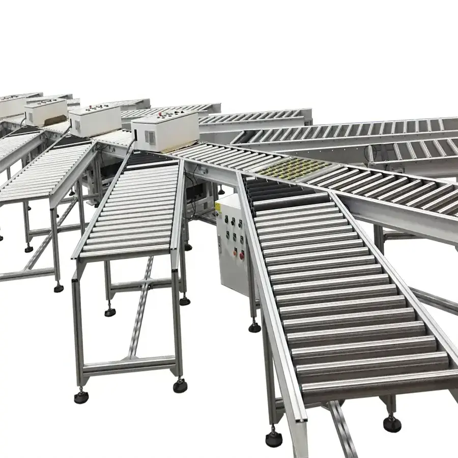 high quality custom package sorter cross roller conveyor sorted for logistics warehouse transportation