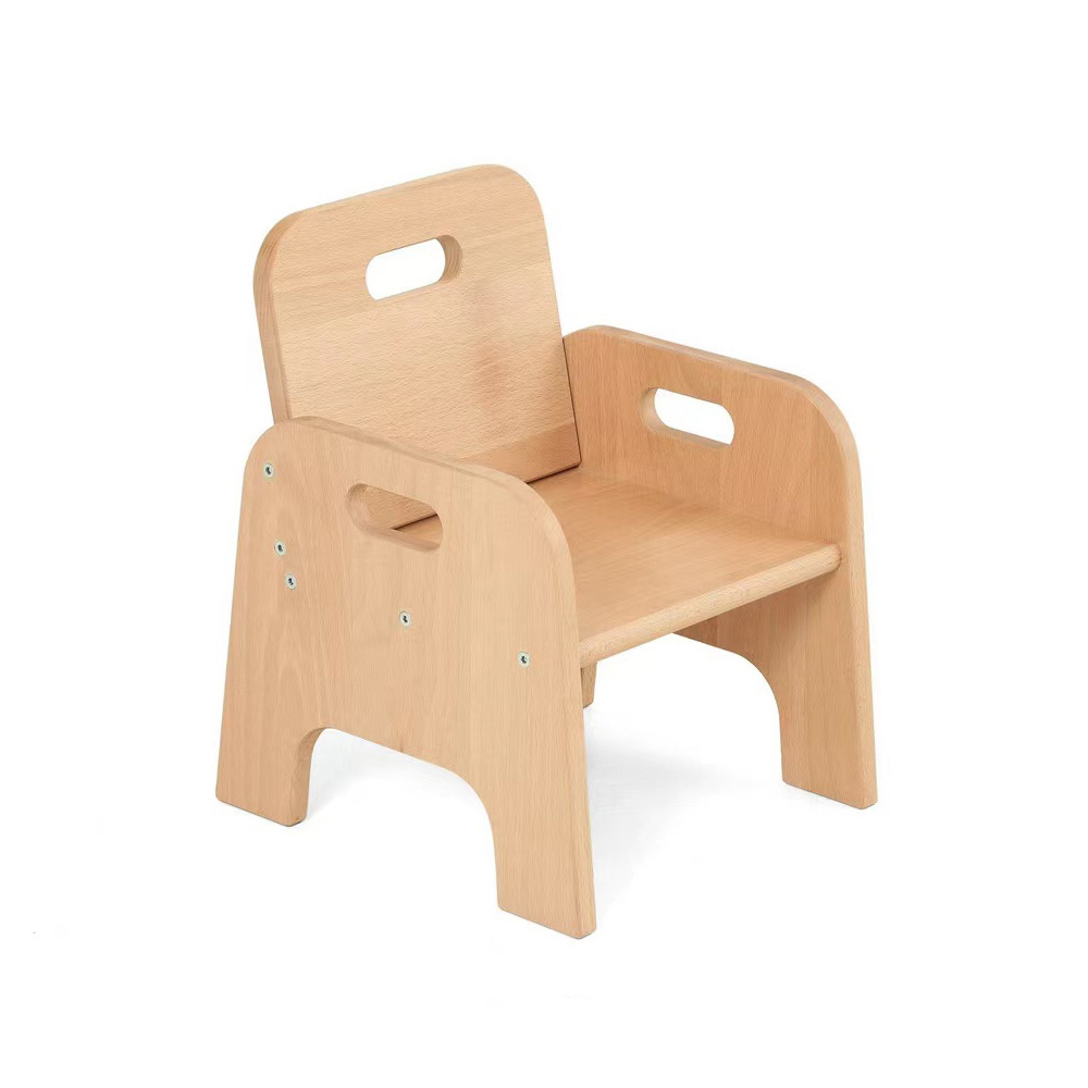 Kindergarten children's wooden chair, preschool chair, early education chair