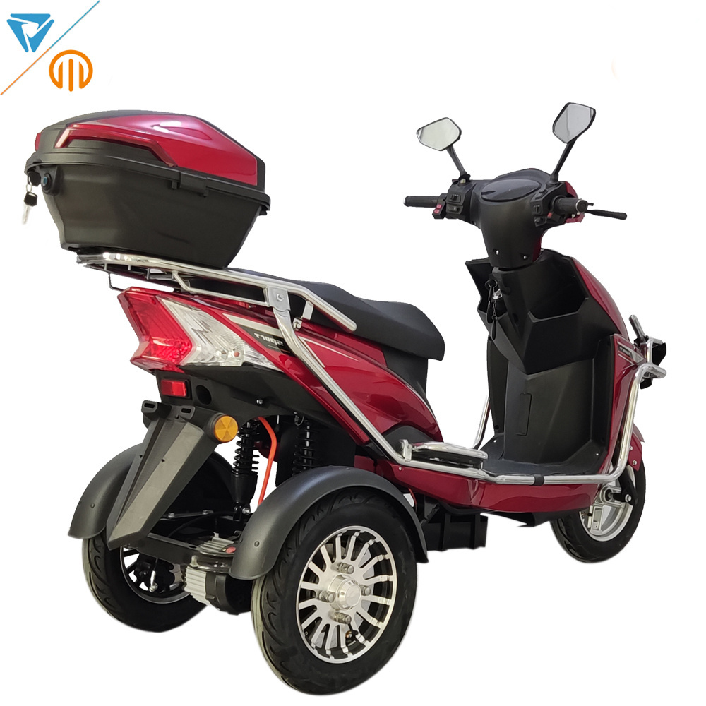 VIMODE best price scooter three wheel bicycle with 2 seat hot selling 3 wheel electric scooter