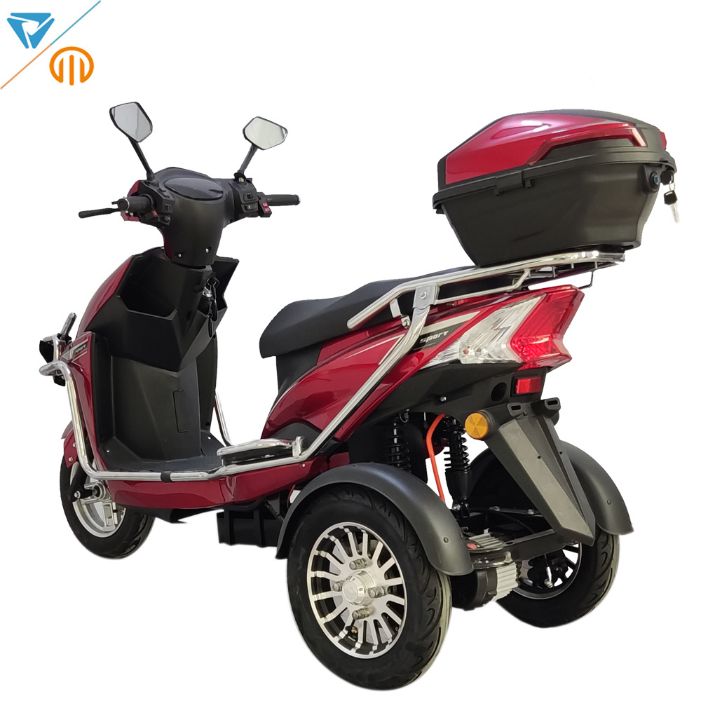 VIMODE best price scooter three wheel bicycle with 2 seat hot selling 3 wheel electric scooter