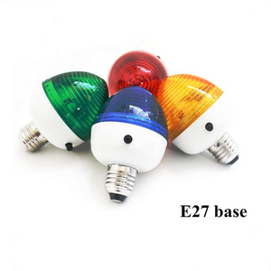 High bright U Type tube adjustable button flash xenon e27 base Egg Strobe Flashing light bulb