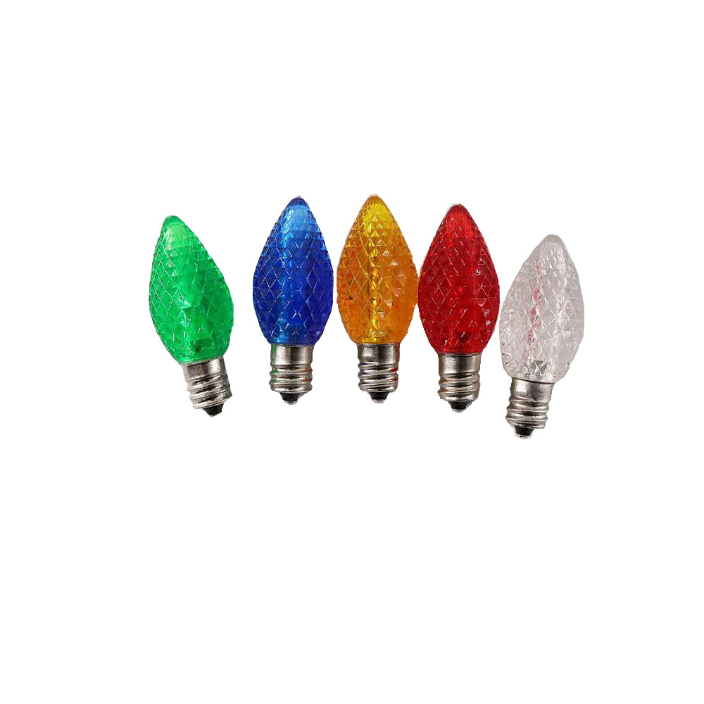 Outdoor 110v 0.5w C7 E12 Faceted Replacement Led Light Bulbs