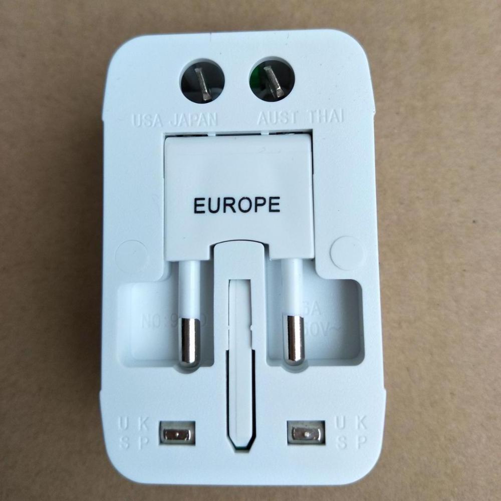 Wonsmart International Wall Plug AC Power Global Traveling Universal Travel Adapter without USB Pins for Global Plugs Sockets