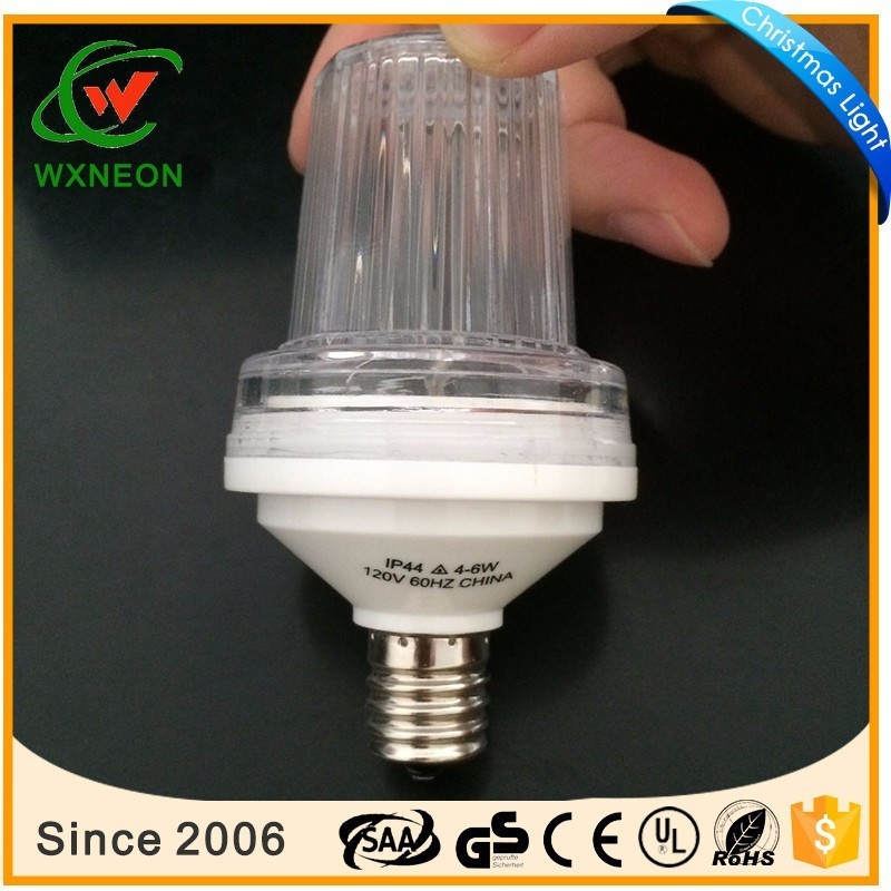 120V E17 C9 LED Strobe Light Bulb Cool White