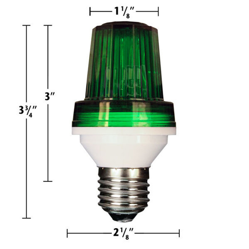 E27 LED Strobe Bulb Flashing Light for Holiday Lighting