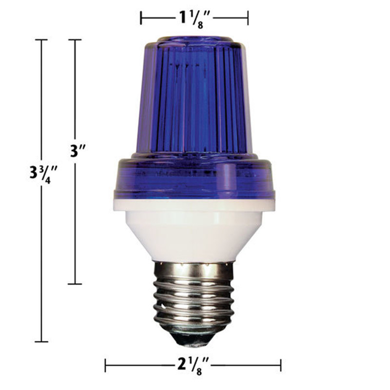 E27 LED Strobe Bulb Flashing Light for Holiday Lighting