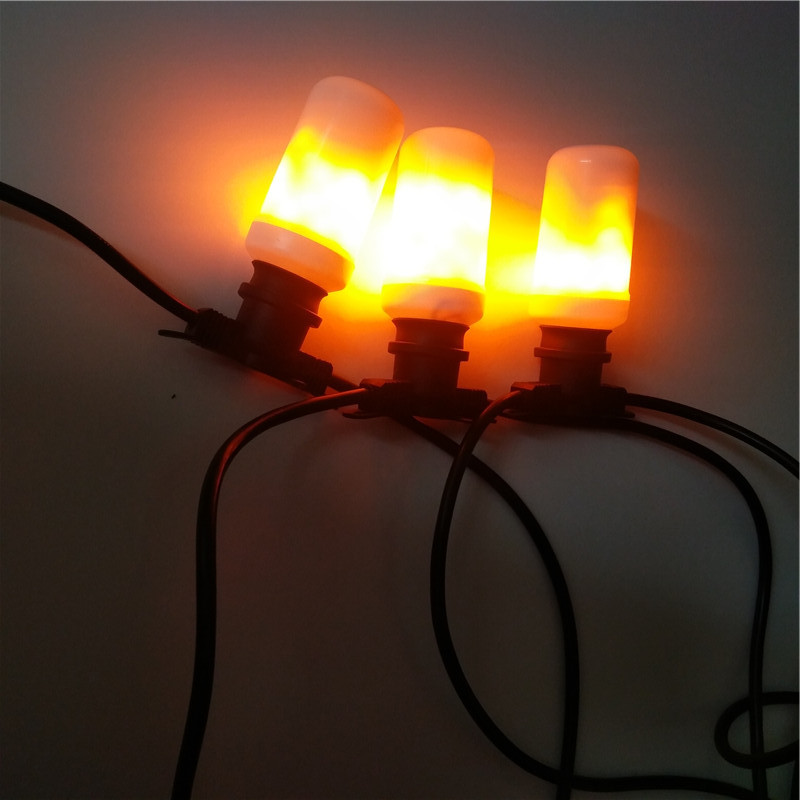 E26 LED Effect Fire Light Bulb E27 Flickering Bulbs Flame Lamp Bulbs