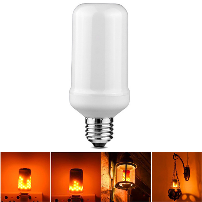 E26 LED Effect Fire Light Bulb E27 Flickering Bulbs Flame Lamp Bulbs