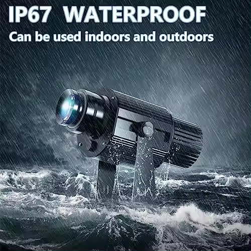 Outdoor Waterproof IP67 60W Rotating Advertising Gobo Logo Projector Led Laser Projector