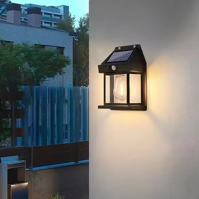 motion sensor solar wall led outdoor lights solar powered waterproof garden security light lamp