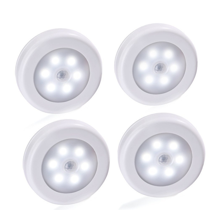 LED Motion Sensor Lights Battery Powered Motion Sensing Closet Nightlight