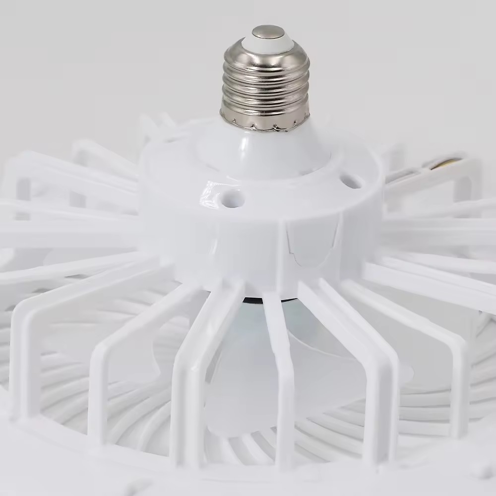 E27 Converter Base Led Ceiling Fan Lighting Lamp With Remote Control For Bedroom Living Home AC85-265V