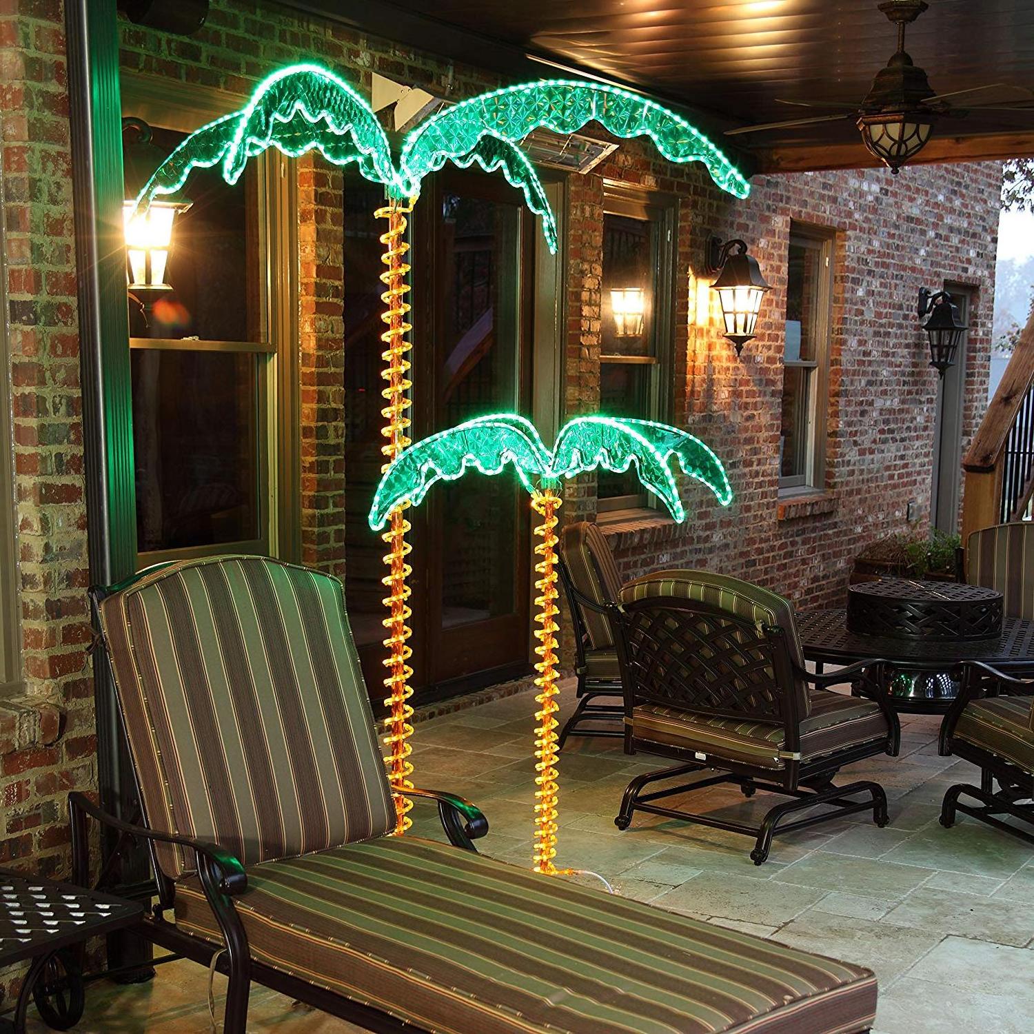 7 Feet Palm Tree Decoration for Home Party Christmas Nativity Outdoor Patio