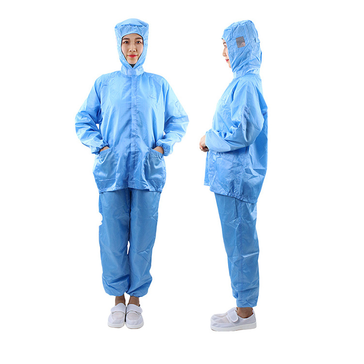 Factory Hot Sales Modern Design Cleanroom Esd Suit Esd Working Clothes Pants Overalls Jackets Suit