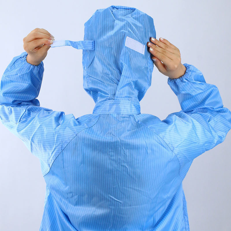 Customized Size Logo Antistatic Dust-Free Split Suit Work Clothes Cleanroom Antistatic Esd Coveralls