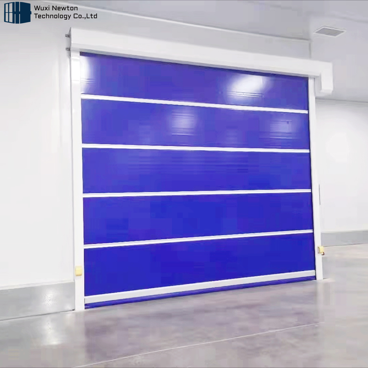 Modern commercial rapid fast action door automatic industrial warehouse dock door stacking high speed pvc door